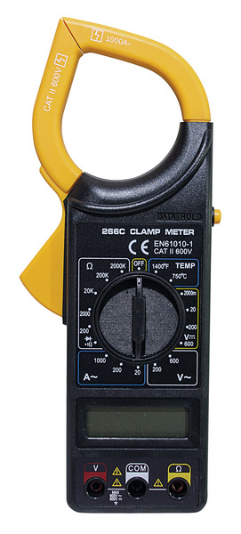 PINZA AMPEROMETRICA CON MULTIMETRO E BUZZER 20A-200A/1000A