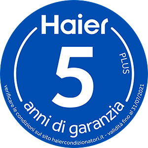 Haier garanzia 5 anni